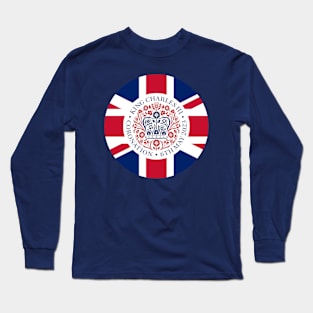 King Charles ||| Coronation & Union Jack Design Long Sleeve T-Shirt